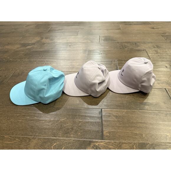 Lot Of 3 Pukka Mens Snow Half Structured Adjustable Strapback Hat Cap NWOT - Picture 3 of 8